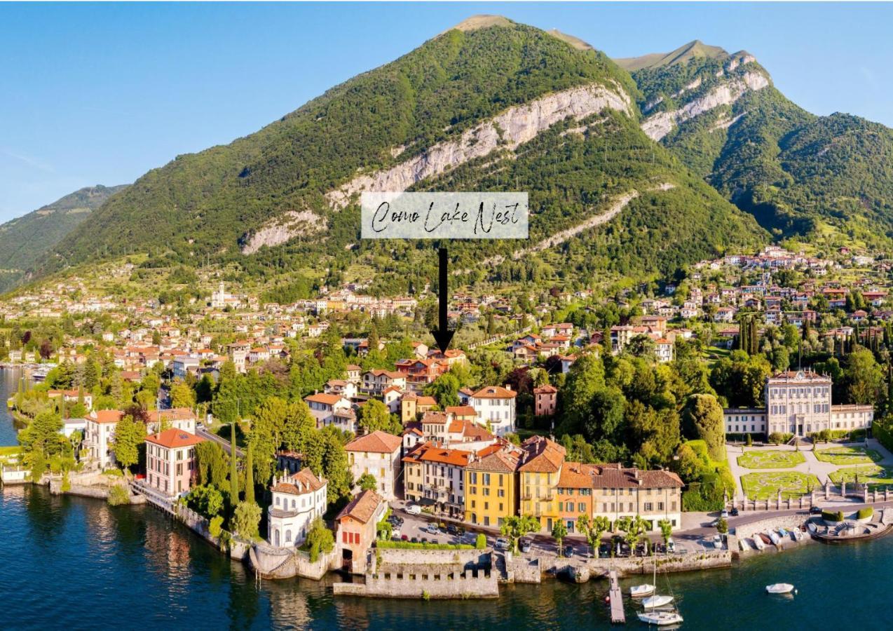Como Lake Nest - Studio With Garden Tremezzo Eksteriør billede
